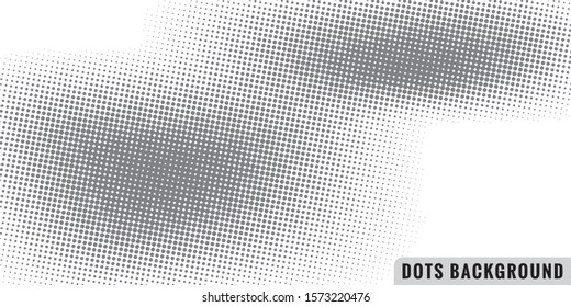 Gray Blurred Background With Halftone Effect