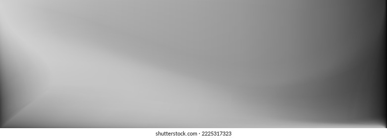 Gray Blurred Texture Illustration. Vibrant  Black and white Original Background. Metallic Monochromatic Wavy Gradient Mesh. Silver Wavy Gradient Mesh. Natural Water Modern Design Backdrop.