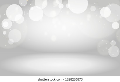 gray boke background in winter atmosphere