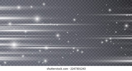 Gray bokeh background with shining stars. Vector graphics