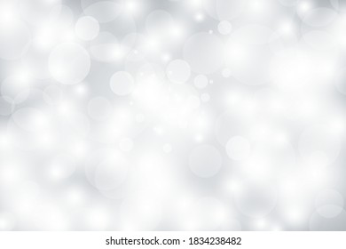 Gray Bokeh Background. Vector illustration.