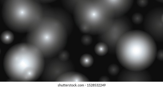  Gray Bokeh and blur vector abstract background
