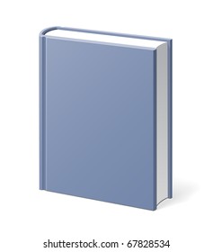 Gray book vector illustration