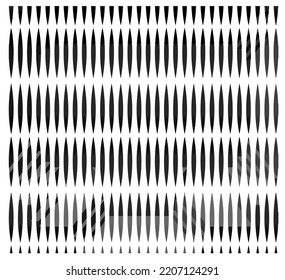 Gray border pattern on white background. Vector eps10.