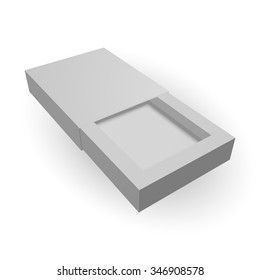 The gray box with a sliding cover