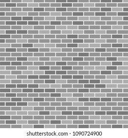 Gray brick wall. Texture or background.