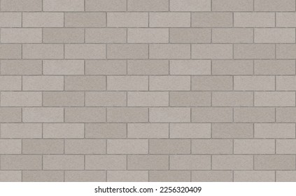 Gray brick wall texture vector illustration. Realistic Grunge Textured Background