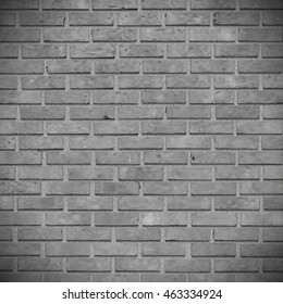 The gray brick wall. Vector Illustration