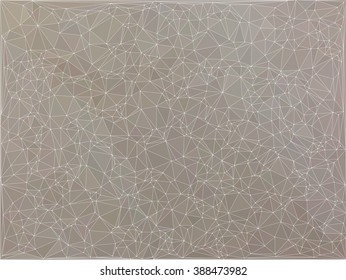 Gray brown line low poly pattern background (milky way style)