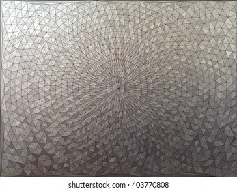 Gray brown triangle circle background