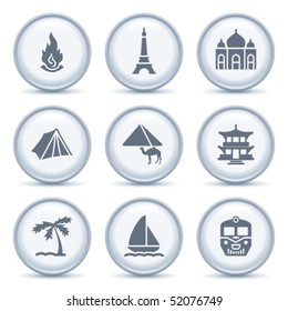Gray button with icon 22