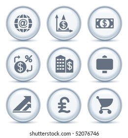 Gray button with icon 23