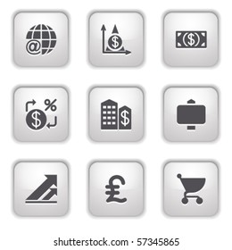 Gray button for internet 23