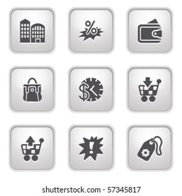 Gray button for internet 26