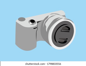 Cámara gris para tomar fotos