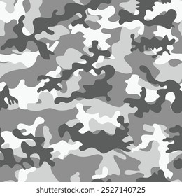 
gray camouflage pattern, fashionable street background, urban textile design, repeat texture