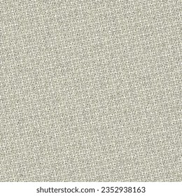 Gray canvas. Rough cloth texture. Linen background. Rustic textile material. Small mesh fabric. Vector seamless.