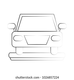 gray car front