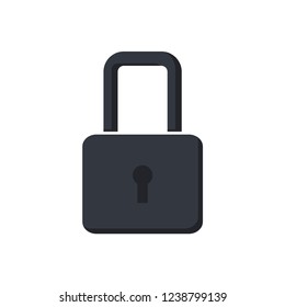 Gray castle icon. Protection symbol. flat style. Isolated image. Vector illustration