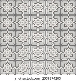 gray cement tiles, cute pattern, decorative seamless background