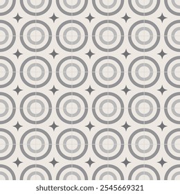 gray cement tiles, cute pattern, decorative seamless background