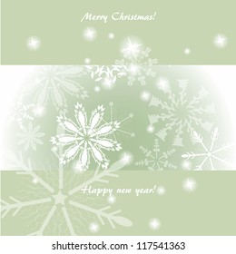 gray christmas background with place for text