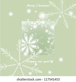 gray christmas background with place for text