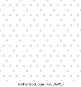 Gray circles and lines on a white background. Seamless.