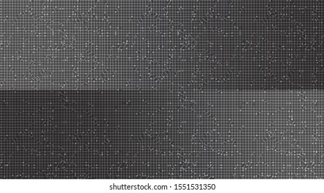 Gray circuit Microchip on Technology Background,Hi-tech Digital and security Concept design,Free Space For text in put,Vector illustration.
