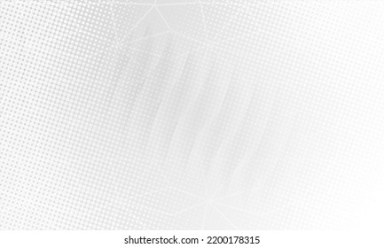 Fondo de Arte Gráfico Gris Limpio. Diseño de elementos vectores de tecnología ligera. Papel tapiz de plantilla de semitono de color brillante. Fondo de diseño de línea plateada.