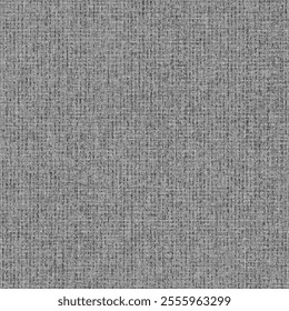 Gray cloth of modest quality. Tweed fabric texture. Retro textile background. Abstract seamless. Vector artwork.