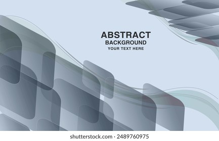 Grauer Abstrakter Hintergrund für Banner-Poster-Cover-Design
