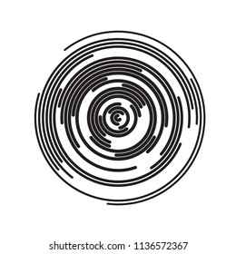 Gray color abstract background in minimalist style made from colorful circles. Business concept for cover decoration of brochure, flyer or report.