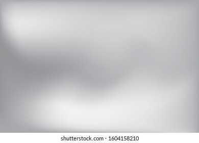 Gray color. Abstract blurred gradient mesh background. Vector, illustration.
