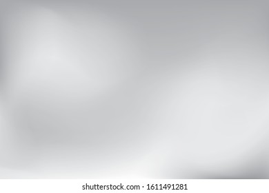 Gray color. Abstract blurred gradient mesh background. Vector, illustration.