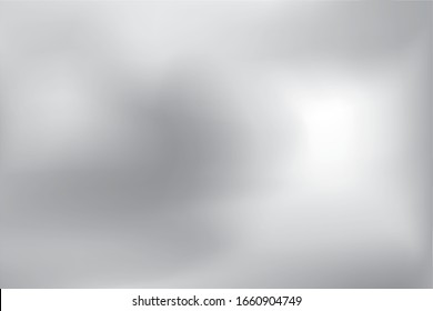 Gray color. Abstract blurred gradient mesh background. Vector, illustration.