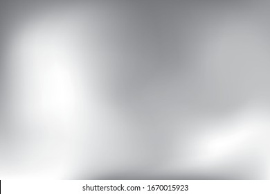Gray color. Abstract blurred gradient mesh background. Vector, illustration.