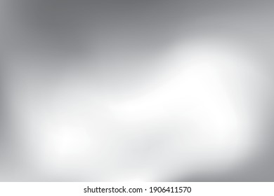 Gray color. Abstract blurred gradient background. Vector, illustration.