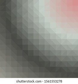 gray Color Abstract trianglify Generative Art background illustration