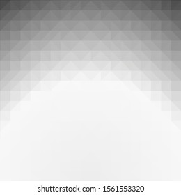 gray Color Abstract trianglify Generative Art background illustration