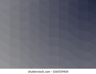 gray Color Abstract trianglify Generative Art background illustration
