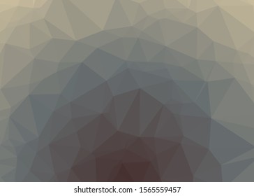 gray Color Abstract trianglify Generative Art background illustration