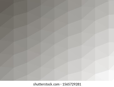 gray Color Abstract trianglify Generative Art background illustration