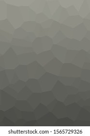 gray Color Abstract trianglify Generative Art background illustration