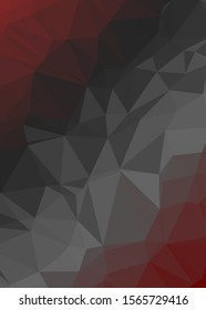 gray Color Abstract trianglify Generative Art background illustration