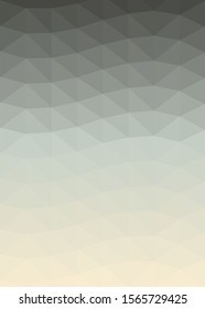 gray Color Abstract trianglify Generative Art background illustration