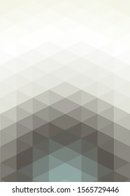 gray Color Abstract trianglify Generative Art background illustration