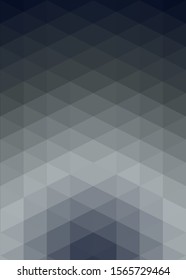 gray Color Abstract trianglify Generative Art background illustration