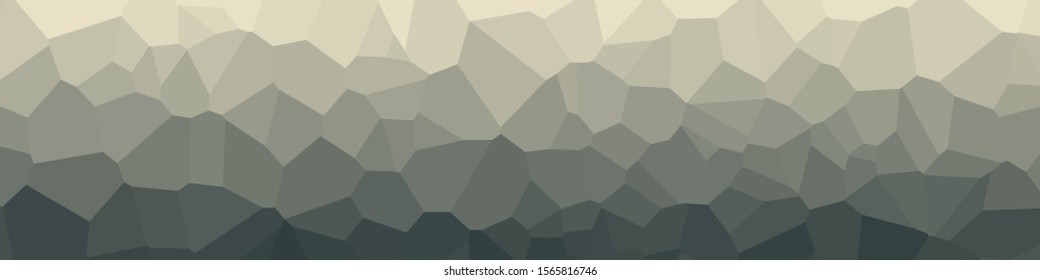 Gray Color Abstract trianglify Generative Art background illustration