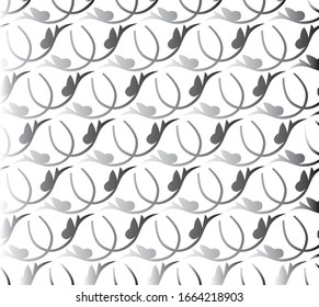 Gray color abstract vector repeat pattern design Great for fall spring summer time modern fabric, wallpaper, backgrounds, invitations, packaging design projects Surface pattern design